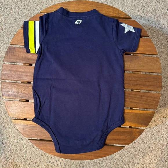Okie Dokie Baby Boy Graphic Football Bodysuit /Dad’s Touchdown tyke/Champion - Picture 3 of 8